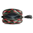 thumbnail image 5 of Women's Fashionable Crossbody Chain Shoulder Bag Deep Green Tartan Plaid, 5 of 9