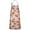 Pastel Halloween Icons, variant on Pink Halloween Ghosts Apron-Garden Aprons for Women with Pockets-Cotton Linen Waterproof Kitchen Cooking Gardening Aprons Adjustable for Kitchen,Cooking,BBQ and Salon 33"x27"