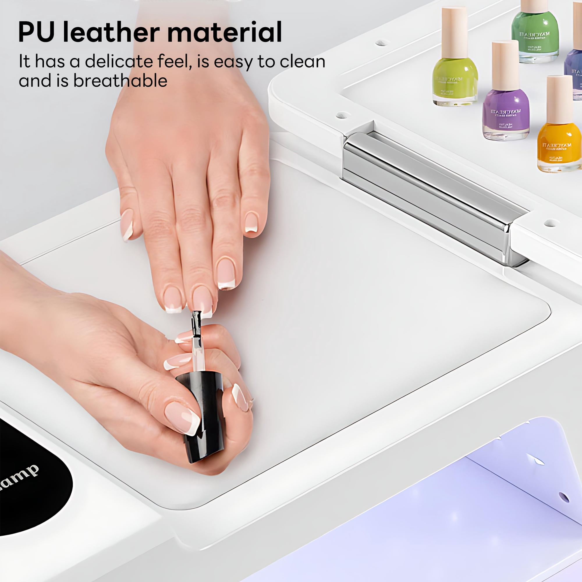 INSMART UV LED Nail Lamp, 380W Nail Dryer for Gel Polish, 4 Timers, 96 Lamp Beads and Automatic Sensor for Manicure Salon and Home