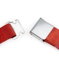 thumbnail image 3 of RetroBelt Bright Red Aviation 2-Point Retractable Lap Seat Belt & Hardware Safe, 3 of 4