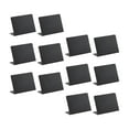 thumbnail image 4 of Chalkboard Signs L Shaped Chalk Board Slate Board Wedding Decor Black Chalkboard 10x7.5cm 12pcs, 4 of 8