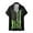 Green, variant on Styesk T Shirts for Man Men's St. Patrick's Day Printing Button Casual Short Sleeve Turndown Collar Blouse Shirt