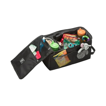 UPC: 0052678024017 | J.L. Childress Backseat Butler Car Organizer and Storage for Kids of All Ages Black