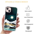 thumbnail image 2 of Ocean Moon Night Case Compatible with iPhone 14,Aesthetic Art Design TPU Bumper Cover Case, 2 of 5