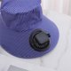 thumbnail image 4 of Sombreros para mujer con ventilador solar, visera, protección solar, ventilador de carga, sombreros de protección solar, prácticos sombreros de poliéster para mujer, 4 of 5