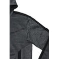 thumbnail image 4 of CULTURA SPORT Men's Active Fashion Hooded Fleece Sport Sweater For Gym Workout and Running, Athletic Hoodie Zipper , Heather Charcoal/Black - Full Zipper, XX-Large, 4 of 5