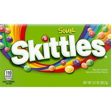 Skittles Sour Chewy Candy Theater Box 3 2 Oz Brickseek