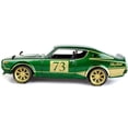 thumbnail image 3 of 1973 Nissan Skyline 2000GT-R (KPGC110) #73 Green Metallic with Gold Stripes "Tokyo Mod" Series 1/24 Diecast Model Car by Maisto, 3 of 4