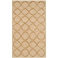thumbnail image 3 of Martha Stewart  by  Quatrefoil Silk/ Wool Rug Blue/Maize 3'9" x 5'9" 4' x 6' Indoor Living Room, Bedroom, Dining Room, 3 of 5