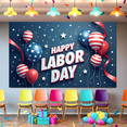 thumbnail image 5 of Decorative Design Happy Labor Day Banner Polyester Material Party Decoration Lightweight Graphic Design Celebration Banner for Holiday Celebration Indoor Decoration Event Decoration, 5 of 8