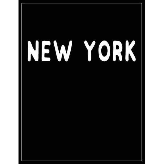 New York: Black and white Decorative Book Perfect for Coffee Tables, End Tables, Bookshelves, Interior Design & Home, (Paperback)
