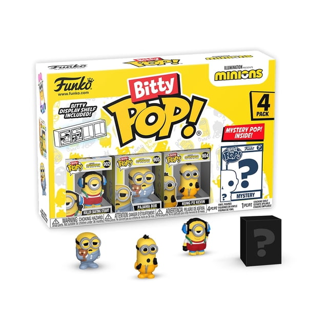 Paquete de 4 minijuguetes coleccionables Funko Bitty Pop! Esbirros