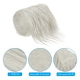 thumbnail image 4 of Unique Bargains Plush Faux Fur Fabric Precut Strips, 59' x 4' Fluffy Faux Fur Ribbon, Grey, 4 of 7