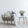 thumbnail image 3 of Stupell Industries Coastal Cliff Beach Town Square Decorative Printed Throw Pillow, 18 x 18,, 3 of 4
