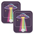 thumbnail image 7 of Yayeee 2-Pack Plug in LED Night Lights with Light Sensors Motion Detectors, Colorful UFO, 7 of 7