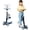 Gray, variant on Lifemaster 3 Wheel Kids Scooter with Foldable Seat, Adjustable Handlebar, Lean-to-Steer LED Light-Up Wheels, Wide Anti-Slip Deck for Ages 2+