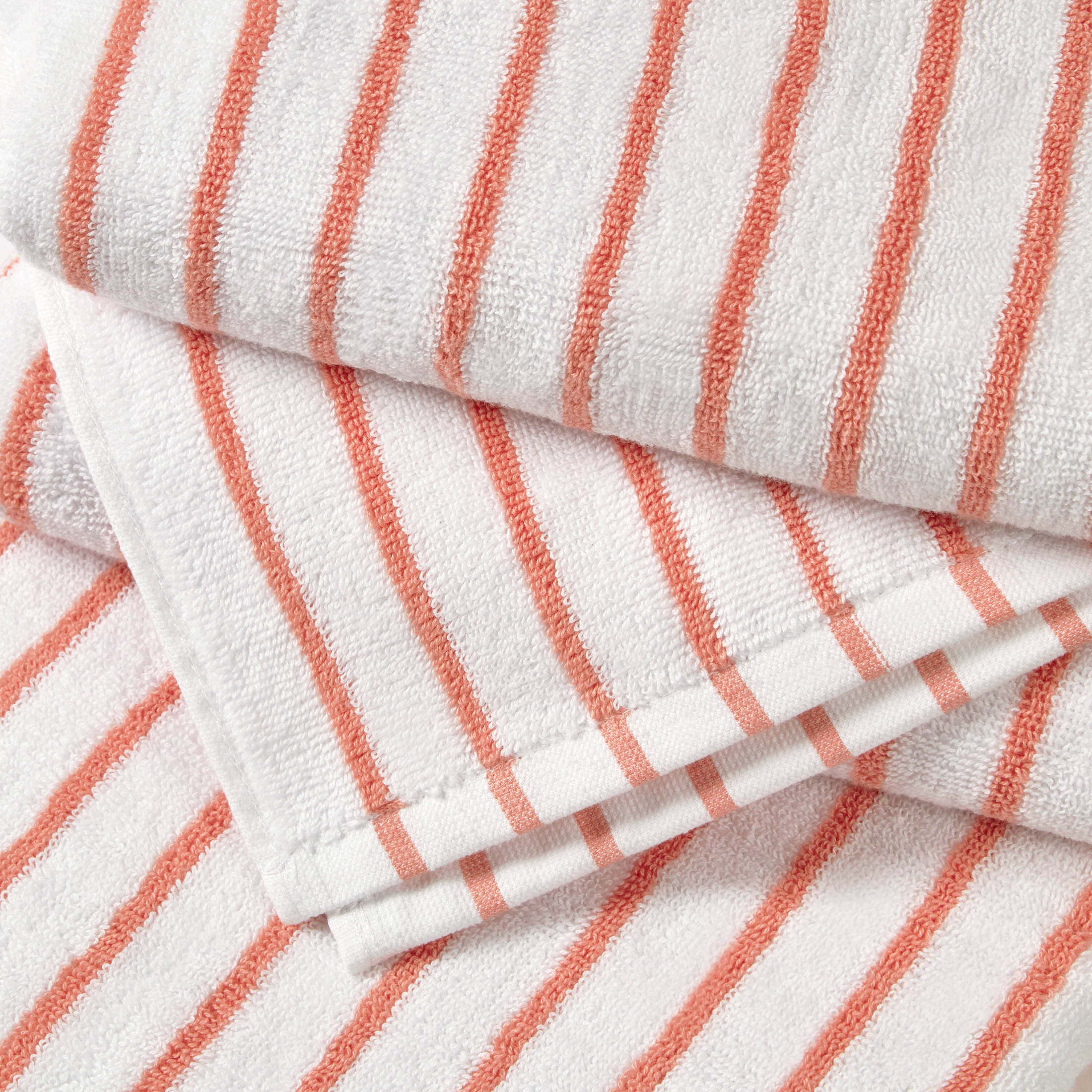 Comfort Canopy - Cabana Stripe Beach Pool Towels - Oversized 100% Ring Spun Cotton, Ultra Soft, Plush and Highly Absorbent, 35 x 65