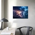 thumbnail image 3 of Nawypu Canvas Wall Art Thunderstorm Lightning Flashes Flash Weather Sky Canvas Prints Wall Art Paintings Artworks Pictures Posters for Living Room Bedroom Decoration, Gift for Wedding Christmas, 3 of 4