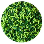 Sprinkle Deco Green Grass Cake Pop Cookie Cupcake Cakes Semi-Sweet Edible Confetti Decorations Sprinkles Desert Jimmies Toppers