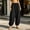 Black, variant on Womens Harem Pants High Waisted Loose Balloon Lightweight Breathable Casual Boho Yoga Trousers with Pockets Summer Beach Vacation Bottoms