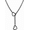 25" Black Heart, variant on Heart Slip Chain Necklaces for Women,Stainless Steel O-Ring Adjustable Lariat Y-Necklace,Punk Gothic Cuban Collar Choker Necklace for women