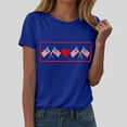 thumbnail image 2 of Duqingm America Shirt 250 Anniversary Usa Shirt Women Usa 250Th Anniversary Shirt Patriotic American Flag Tops 1776-2026 Tshirt Blue,2XL, 2 of 5