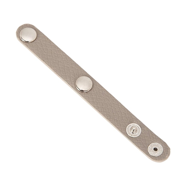 Asa de bolso Hebilla fija Accesorio de bolso Correa de hombro Reemplazo moderno Fácil de Gris claro plateado