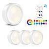 thumbnail image 3 of LED Spotlights Battery Operated with Remote Control, Pack of 3 LED Spot Display Case Lighting Wireless Cabinet Lighting Dimmable Under-Unit Light Kitc, 3 of 3