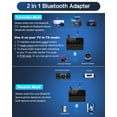 thumbnail image 2 of Transmisor-receptor Bluetooth Bomivoi D600 Bluetooth 5.3, 2 of 9