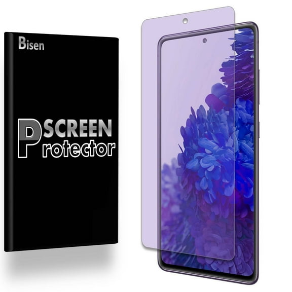 For Samsung Galaxy S20 FE [NOT For Samsung S20] [BISEN] Anti Blue Light [Eye Protection] Screen Protector, Flexible Film, Anti-Scratch, Anti-Shock, Shatterproof, Bubble Free