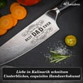 thumbnail image 7 of Gifts for Dad Men, Dads Gifts for Dad, Dad Birthday Gift from Daughter Son Kids, 8 inch Pro German 1.4116 Chef Knife, Kitchen Knife Gift Set for Best Dad Father Christmas Xmas Gifts, 7 of 7