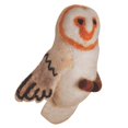 thumbnail image 1 of Wild Woolies Felt Bird Garden Ornament - Barn Owl, 1 of 1