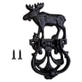 thumbnail image 3 of de puerta vintage de alce, elegante y robusta, tirador de puerta vintage, decoración del hogar, decoración de entrada decorativa, retro., 3 of 8