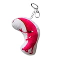 thumbnail image 4 of Divertido llavero de plátano, con música, decoración de mochila, llavero de felpa para fiesta, regalo , Rojo, 4 of 8