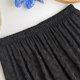 thumbnail image 5 of Gibobby Pijama de dos piezas para mujer Pijamas de seda de hielo con solapa y botones de manga larga con plumas sexis para mujer, traje de dos piezas para el(Negro,XL), 5 of 5