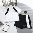 thumbnail image 2 of NIEWTR Boys' Clothes Summer Outfit T-Shirt + Shorts 2 Piece Set Casual Summer Clothes for Kids(A01-White,3-4 Years), 2 of 4