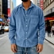 thumbnail image 5 of Camisa Casual de Manga Larga de Corduro de Ajuste Suelto para Hombres con Cuello Girable para el Uso Diario Y Trajes Elegantes, 5 of 7