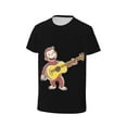 thumbnail image 3 of Curious George Novelty Shirt for Boys 3D Printed T-Shirt Fashion Tees Cool Merch for Kids, 3 of 5