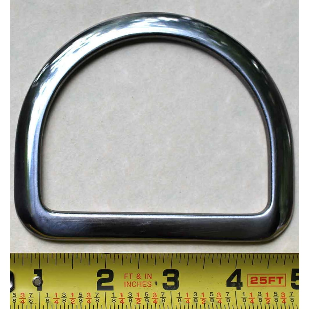Horse Saddle Tack Hardware 31/2” SS Beveled Saddle Rigging Dee 40317