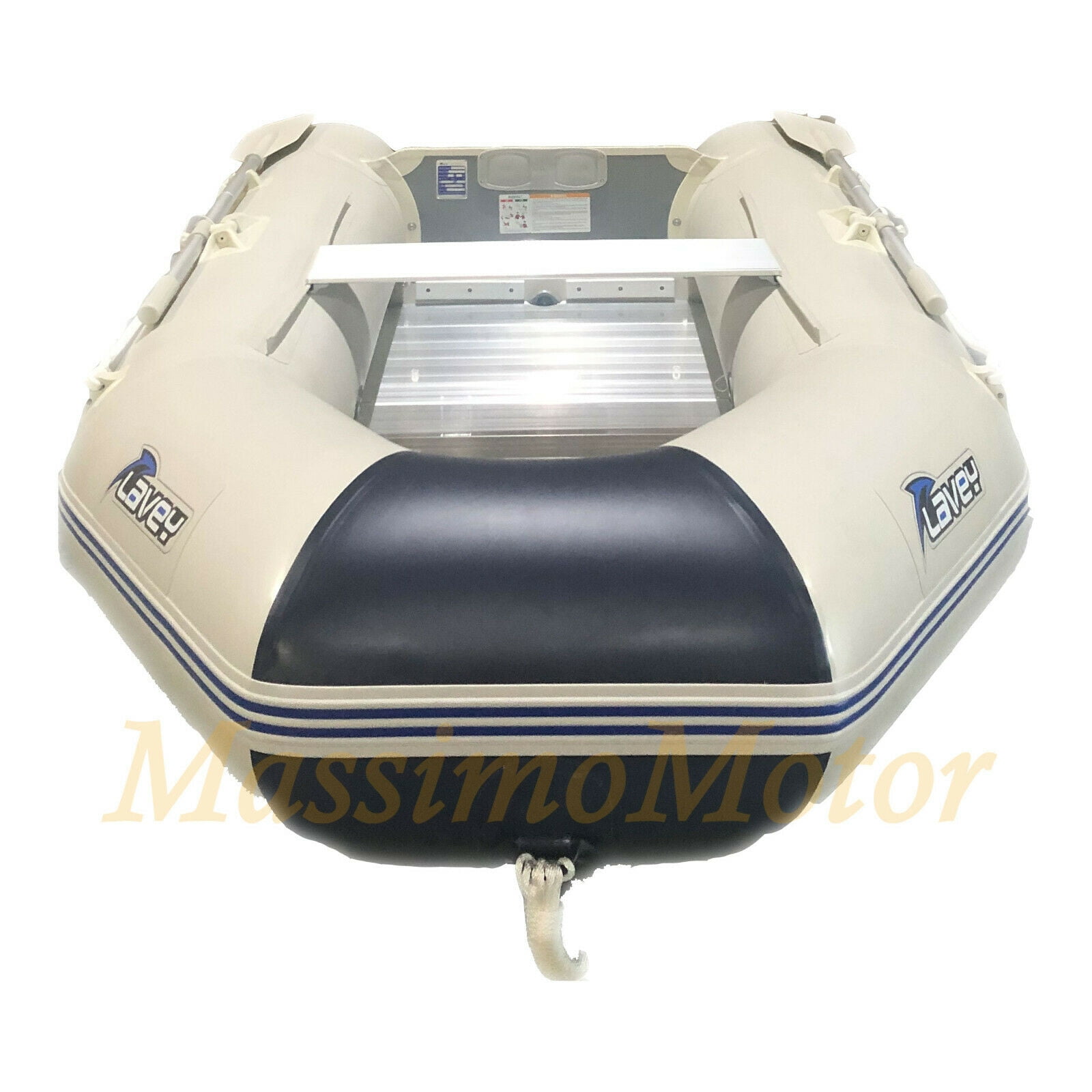 2020 Massimo Inflatable Aluminum Heavy Duty Dinghy Tender Boat Wood