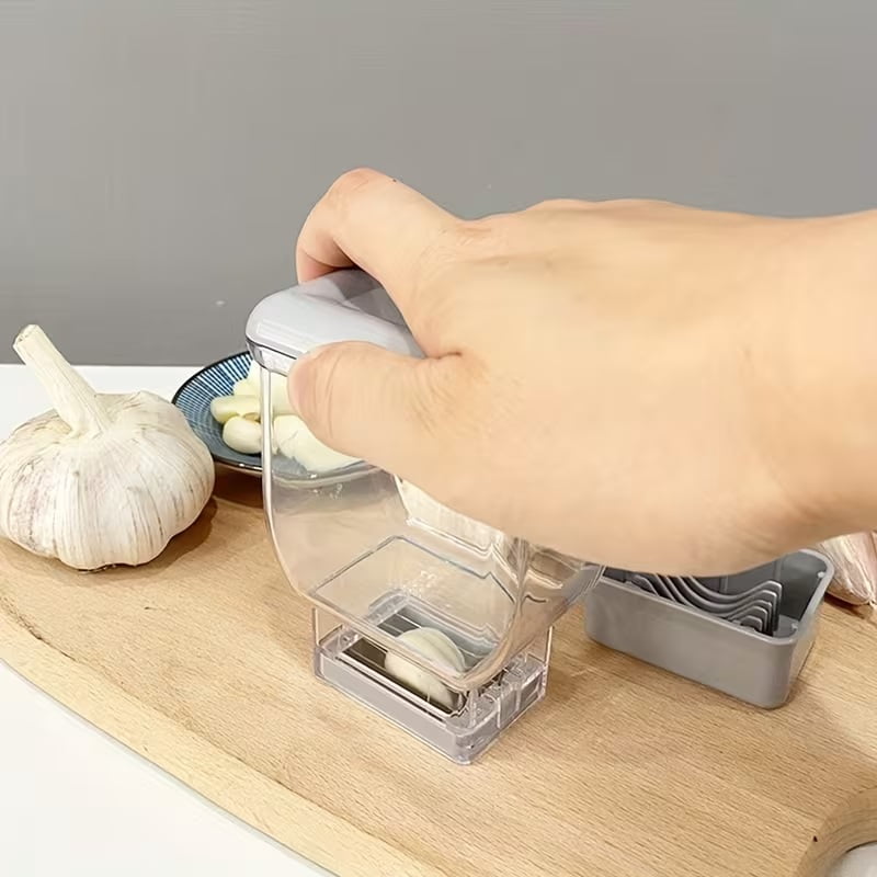 Removable Garlic Cutter Stainless Steel Garlic Peeler Kitchen Essential Garlic Tools