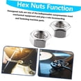 thumbnail image 4 of Bybiment 10 pieces 5/8"-11 Hex Nuts, 304 (A2-70) Steel, SAE Hex Machine Screw Nuts, 4 of 5