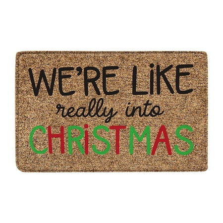 

Vintage Christmas Decorations Christmas Door Mat Cartoon Gnome Floor Mat Hallway Kitchen Foot Mat Soft