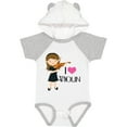 thumbnail image 3 of Inktastic Girls I Heart Violin Girls Baby Bodysuit, 3 of 5