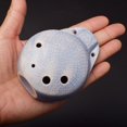 thumbnail image 2 of 6 Hole Ceramic Ocarina for Beginners C Key Midrange Student Flute Instrument Blue Crackle Glaze Design for Music Practice Gift, 2 of 8