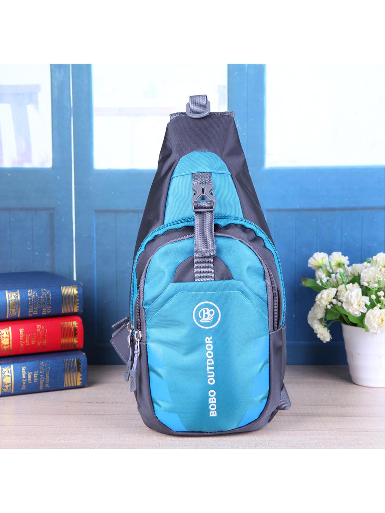 Women Chest Bag Outdoor Sport Travel Shoulder Sling Backpack Pouch Waterproof (Blue) by