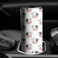 thumbnail image 3 of 20oz White Cow Head Pattern Skinny Tumblers Stainless Steel Tumbler with Lid and Straw,Vacuum Insulated Double Wall Travel Tumbler Cups with Cleaning Brush for Coffee,Tea, 3 of 6