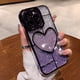 thumbnail image 2 of Funda De Lujo 3D clear flashing love case iphone 14 pro max 13 12 11 14 plus promax premium camera Cobertura Completa Galvanizada Protección Contra Golpes Blanda, 2 of 3
