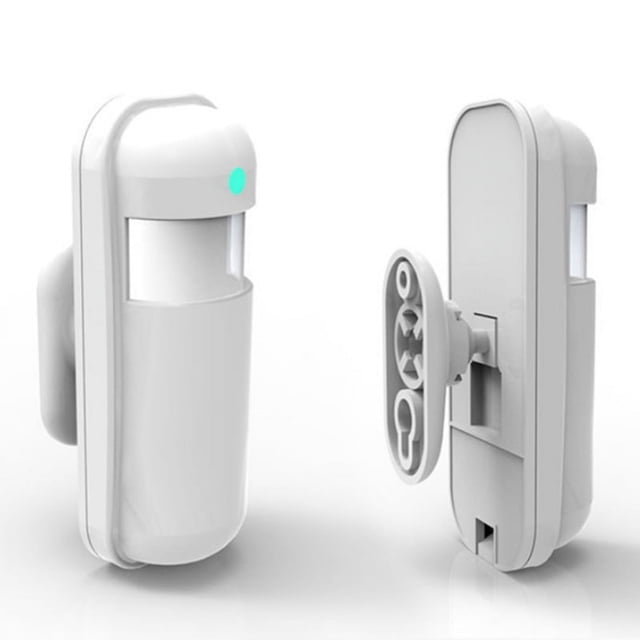 Wireless Motion Sensor for 433MH Home Security Alarm System Infrared PIR Motion Detector,1 * Detector 1 * Screw pack 1 * Bracket,White
