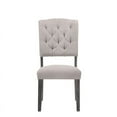 thumbnail image 2 of Bowery Hill Upholstered Dining Side Chair in Weathered Gray Oak (Set of 2), 2 of 4